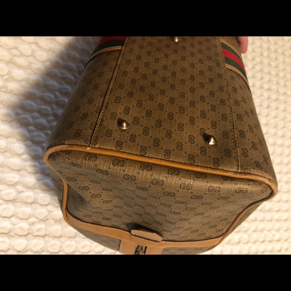 ‼️SOLD‼️ 🍒 Authentic Big Gucci Boston Bag 🍒 - Picture 13 of 16